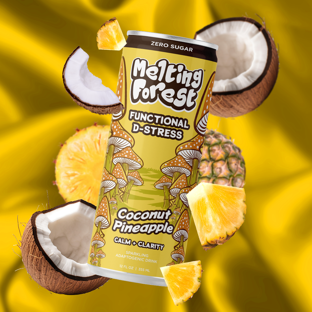 Melting Forest Mushroom D-Stress - Coconut Pineapple can